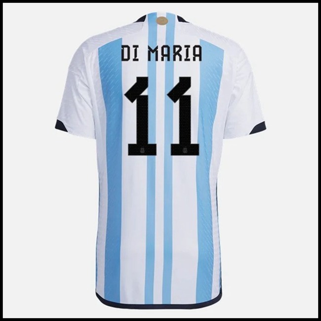 Nogometni Dres Argentina DI MARIA #11 Domaći Komplet Svjetsko Prvenstvo 2022