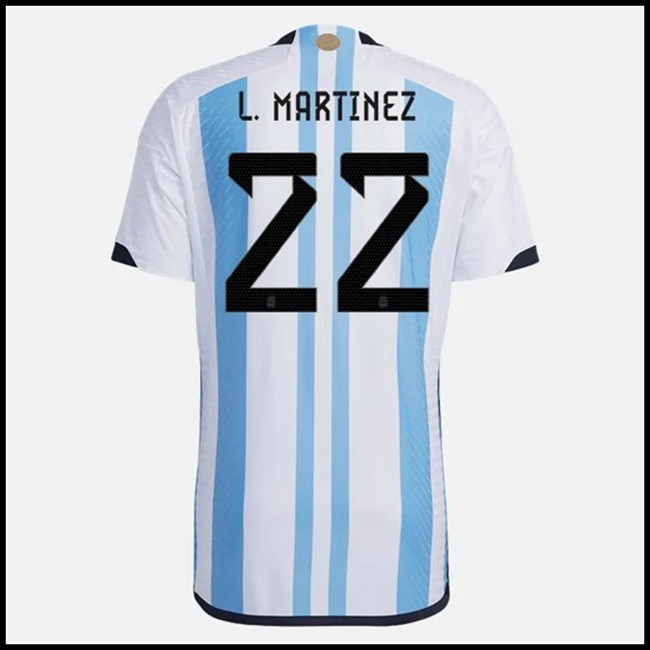 Nogometni Dres Argentina L MARTINEZ #22 Domaći Komplet Svjetsko Prvenstvo 2022