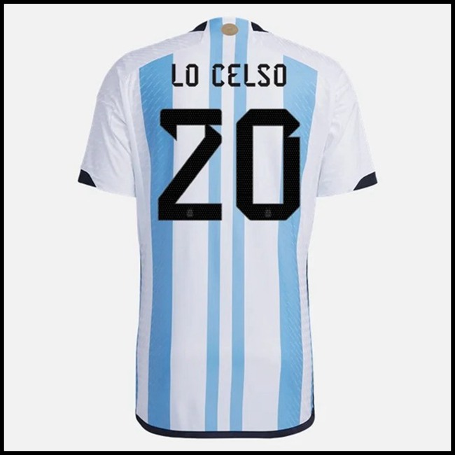 Nogometni Dres Argentina LO CELSO #20 Domaći Komplet Svjetsko Prvenstvo 2022