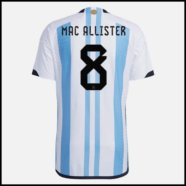 Nogometni Dres Argentina MAC ALLISTER #8 Domaći Komplet Svjetsko Prvenstvo 2022