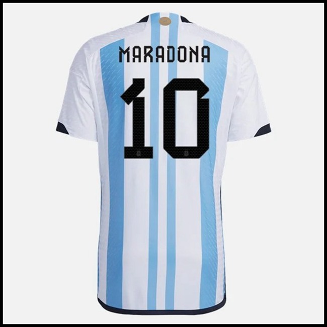 Nogometni Dres Argentina MARADONA #10 Domaći Komplet Svjetsko Prvenstvo 2022