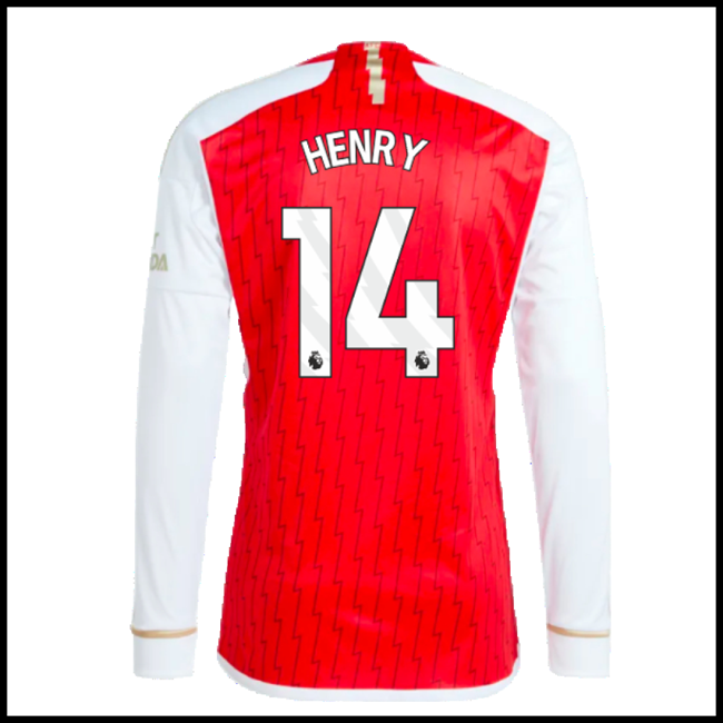 Nogometni Dres Arsenal HENRY #14 Dugim Rukavima Domaći Komplet 2023-2024