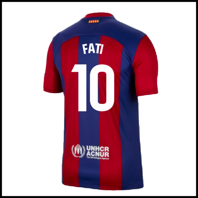 Nogometni Dres FC Barcelona FATI #10 Domaći Komplet 2023-2024