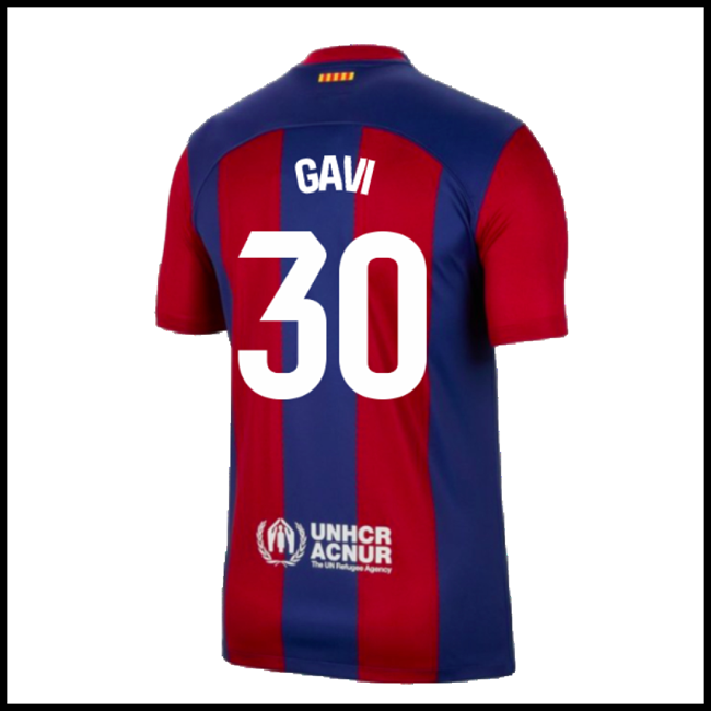 Nogometni Dres FC Barcelona GAVI #30 Domaći Komplet 2023-2024