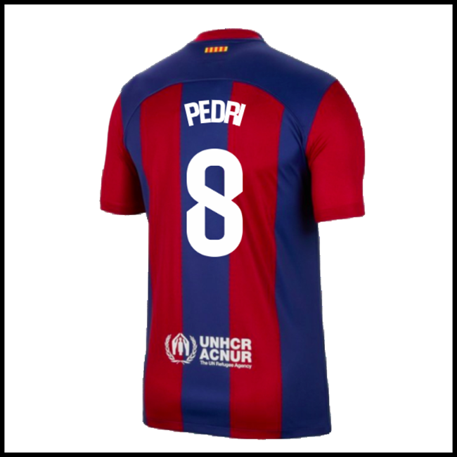 Nogometni Dres FC Barcelona PEDRI #8 Domaći Komplet 2023-2024