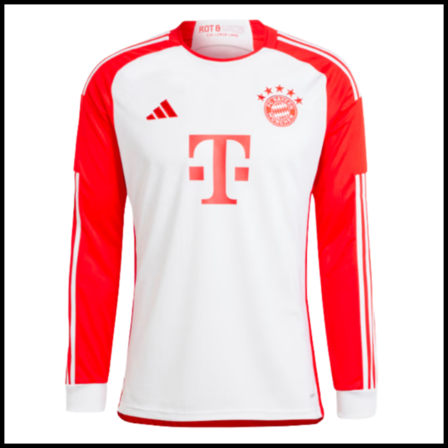 FC Bayern München DE LIGT #4 Odjeća,gdje kupiti Nogometni Dres FC Bayern München DE LIGT #4 Dugim Rukavima Domaći Komplet 2023-2024 online shop hrvatska