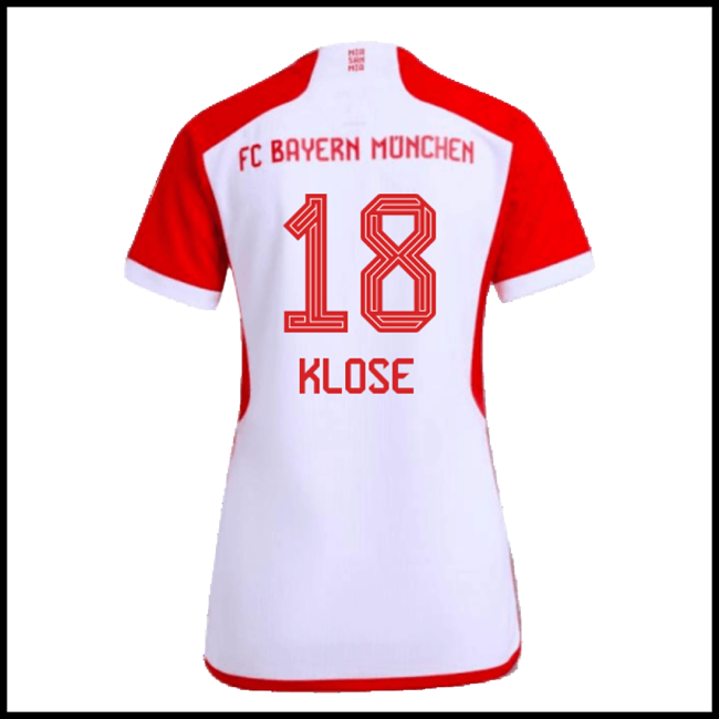 Nogometni Dres FC Bayern München Ženska KLOSE #18 Domaći Komplet 2023-2024