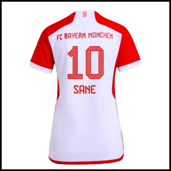 Nogometni Dres FC Bayern München Ženska SANE #10 Domaći Komplet 2023-2024