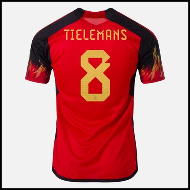Nogometni Dres Belgija TIELEMANS #8 Domaći Komplet Svjetsko Prvenstvo 2022