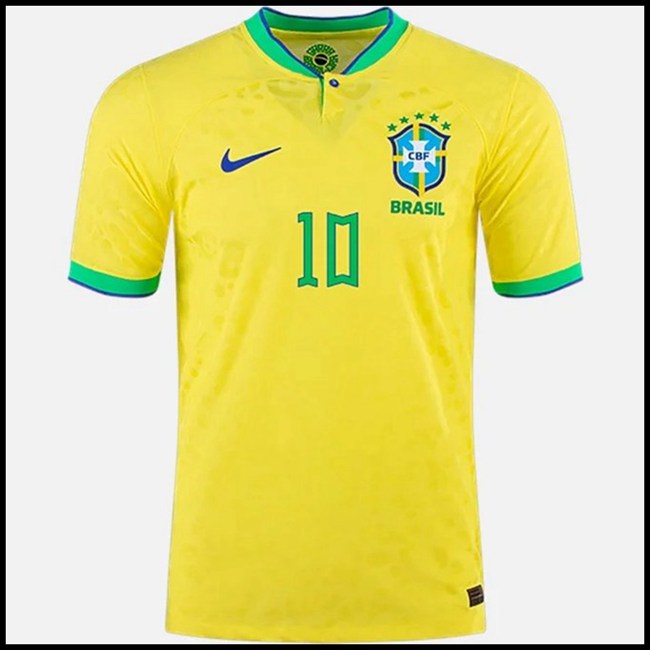 Brazil NEYMAR #10 Odjeća,gdje kupiti Nogometni Dres Brazil NEYMAR #10 Domaći Komplet Svjetsko Prvenstvo 2022 sport shop