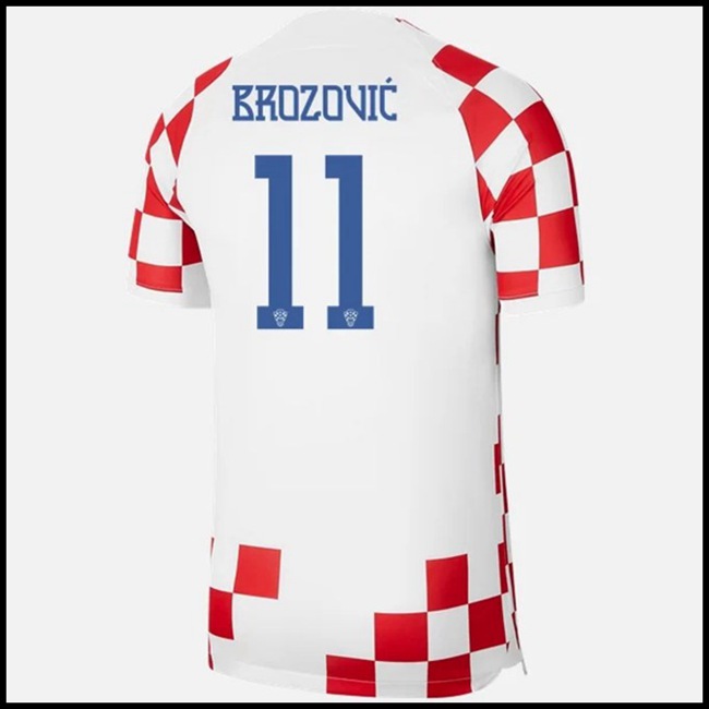Nogometni Dres Hrvatska BROZOVIC #11 Domaći Komplet Svjetsko Prvenstvo 2022