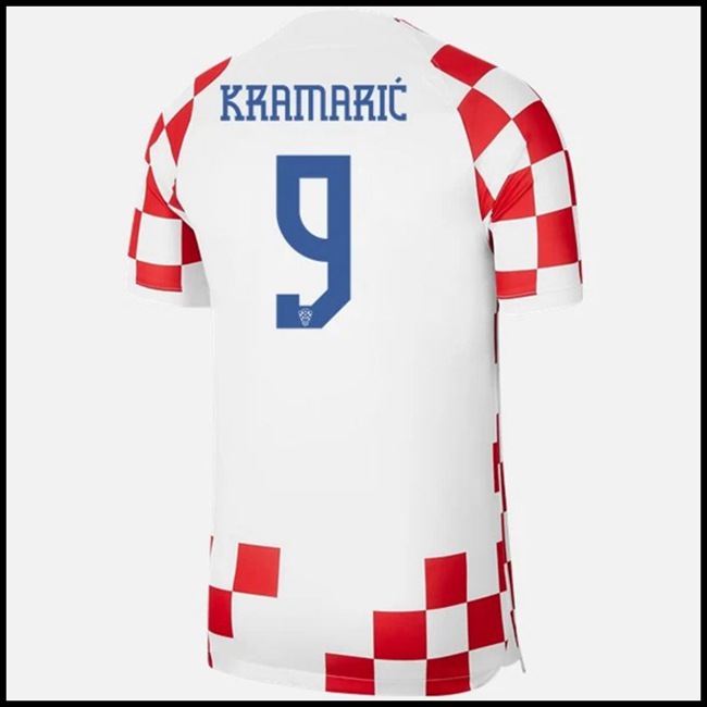Nogometni Dres Hrvatska KRAMARIC #9 Domaći Komplet Svjetsko Prvenstvo 2022