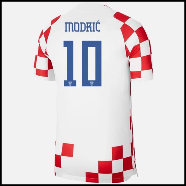 Nogometni Dres Hrvatska MODRIC #10 Domaći Komplet Svjetsko Prvenstvo 2022