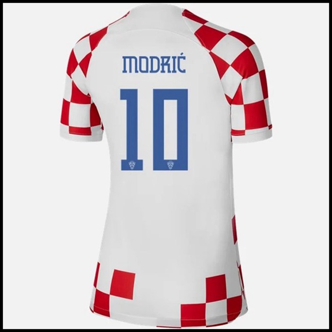 Nogometni Dres Hrvatska Ženska MODRIC #10 Domaći Komplet Svjetsko Prvenstvo 2022