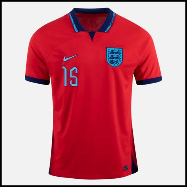 Engleska GREALISH #15 Dresova,prodaja Nogometni Dres Engleska GREALISH #15 Gostujući Komplet Svjetsko Prvenstvo 2022 online