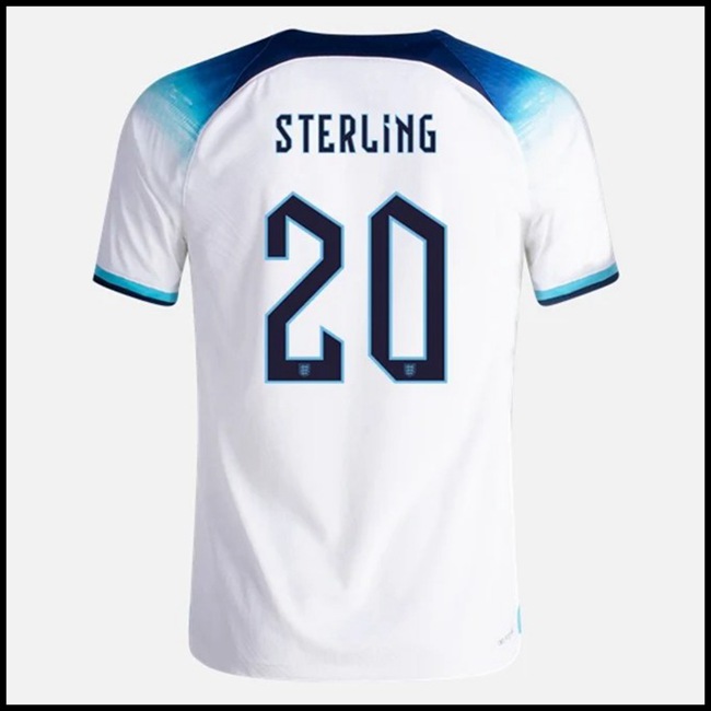 Nogometni Dres Engleska STERLING #20 Domaći Komplet Svjetsko Prvenstvo 2022