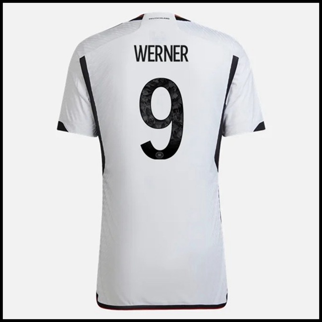 Nogometni Dres Njemačka WERNER #9 Domaći Komplet Svjetsko Prvenstvo 2022