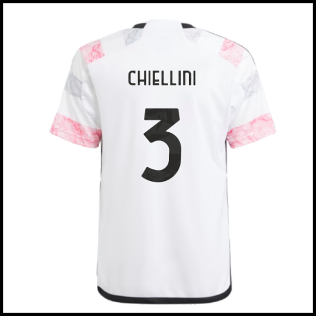 Nogometni Dres Juventus CHIELLINI #3 Gostujući Komplet 2023-2024