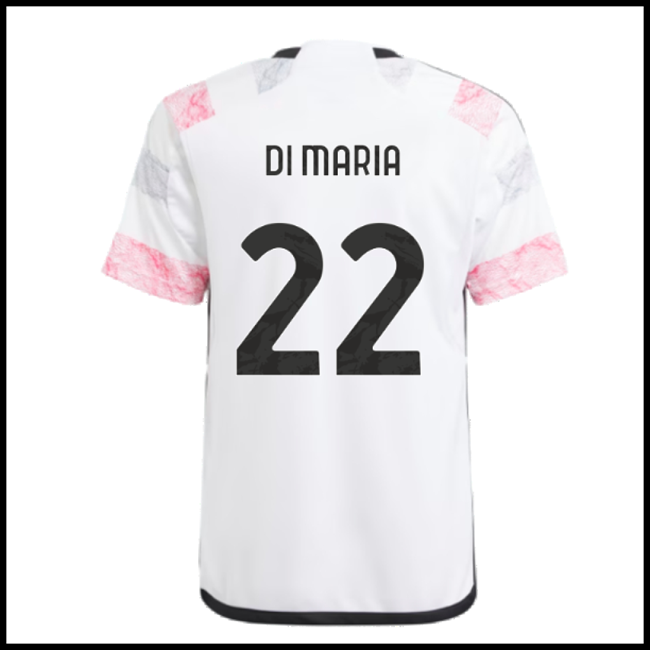 Nogometni Dres Juventus DI MARIA #22 Gostujući Komplet 2023-2024