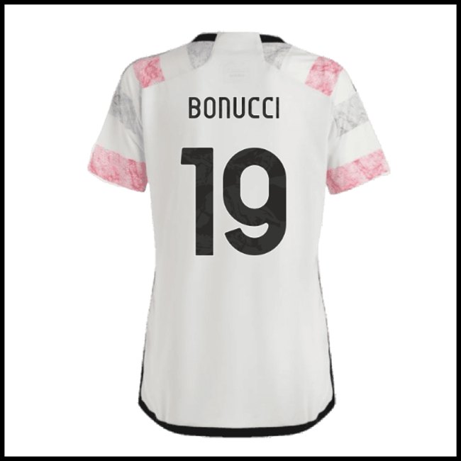 Nogometni Dres Juventus Ženska BONUCCI #19 Gostujući Komplet 2023-2024