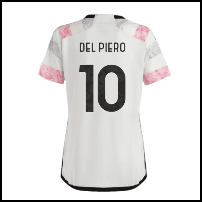 Nogometni Dres Juventus Ženska DEL PIERO #10 Gostujući Komplet 2023-2024