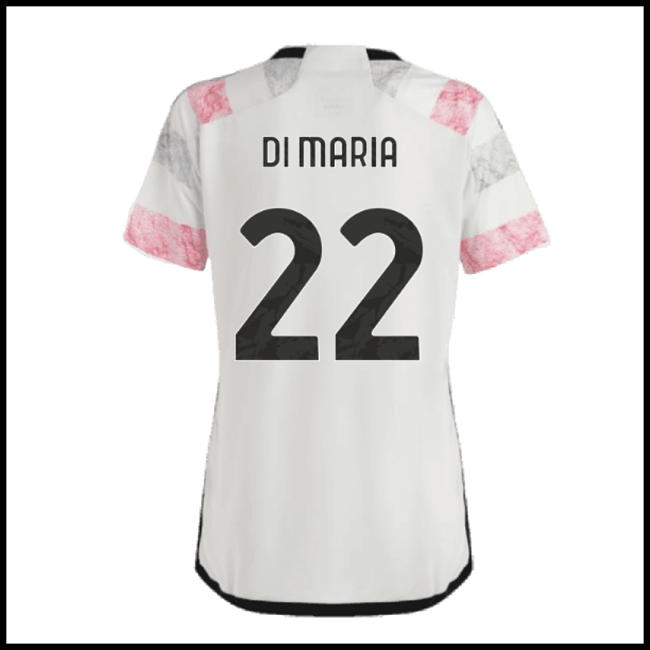 Nogometni Dres Juventus Ženska DI MARIA #22 Gostujući Komplet 2023-2024