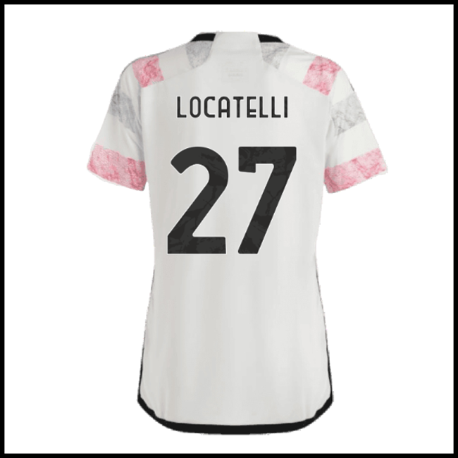 Nogometni Dres Juventus Ženska LOCATELLI #27 Gostujući Komplet 2023-2024