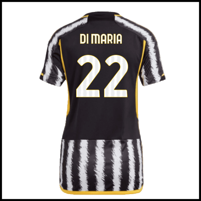 Nogometni Dres Juventus Ženska DI MARIA #22 Domaći Komplet 2023-2024