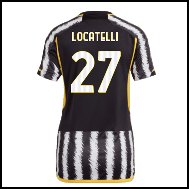 Nogometni Dres Juventus Ženska LOCATELLI #27 Domaći Komplet 2023-2024