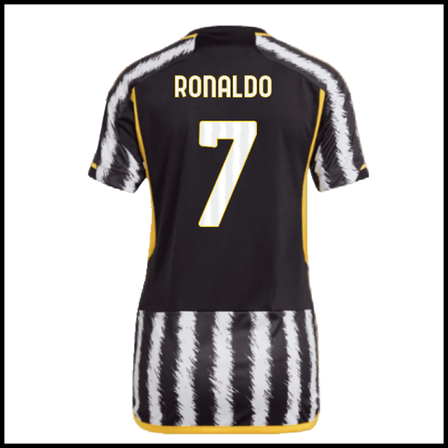 Nogometni Dres Juventus Ženska RONALDO #7 Domaći Komplet 2023-2024