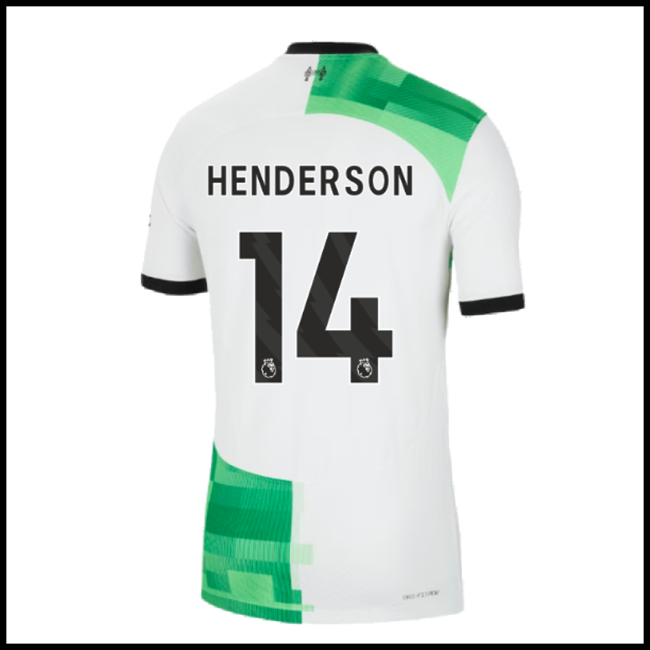 Nogometni Dres Liverpool HENDERSON #14 Gostujući Komplet 2023-2024