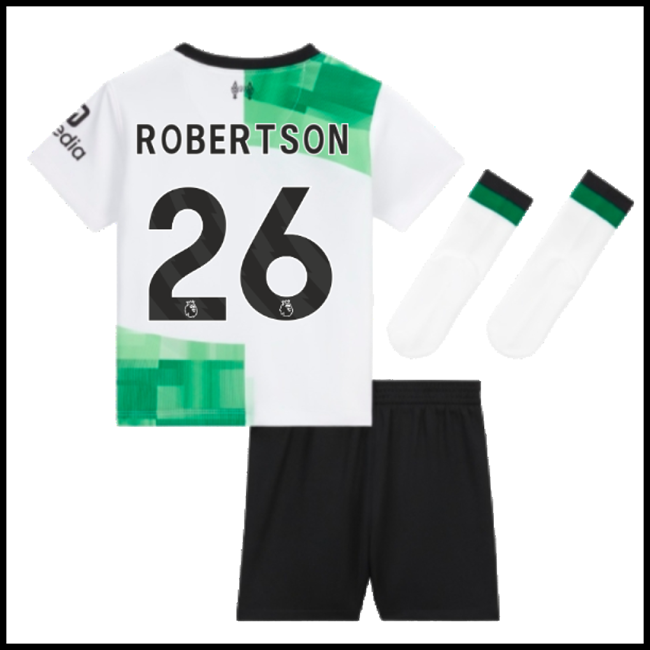 Nogometni Dres Liverpool Dječji ROBERTSON #26 Gostujući Komplet 2023-2024