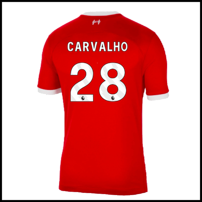 Nogometni Dres Liverpool CARVALHO #28 Domaći Komplet 2023-2024
