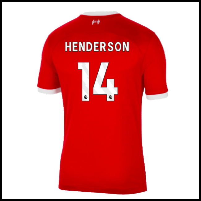 Nogometni Dres Liverpool HENDERSON #14 Domaći Komplet 2023-2024