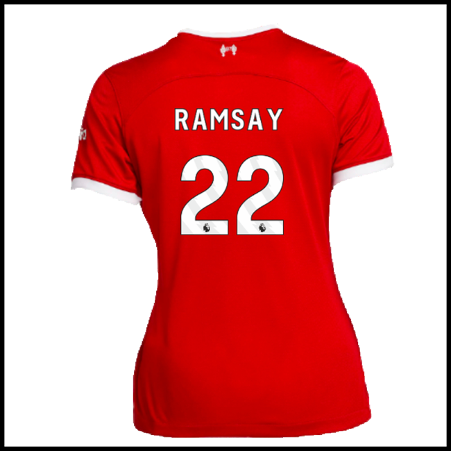 Nogometni Dres Liverpool Ženska RAMSAY #22 Domaći Komplet 2023-2024