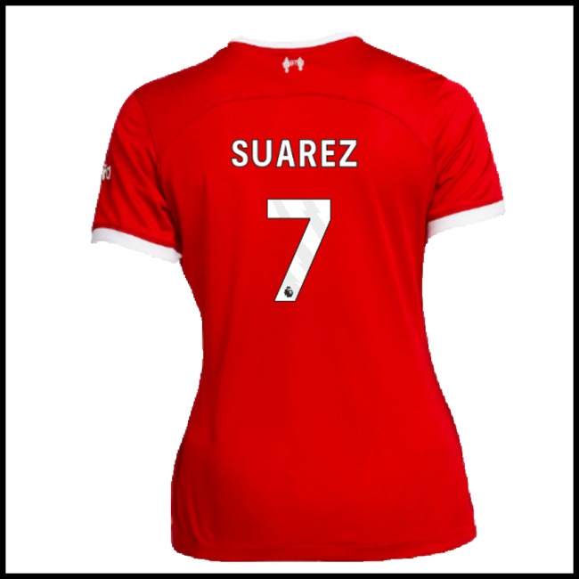 Nogometni Dres Liverpool Ženska SUAREZ #7 Domaći Komplet 2023-2024