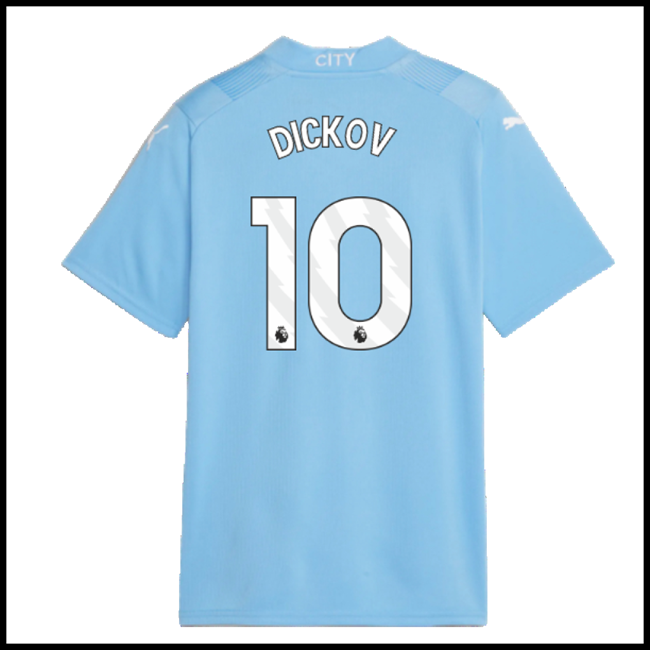 Nogometni Dres Manchester City DICKOV #10 Domaći Komplet 2023-2024