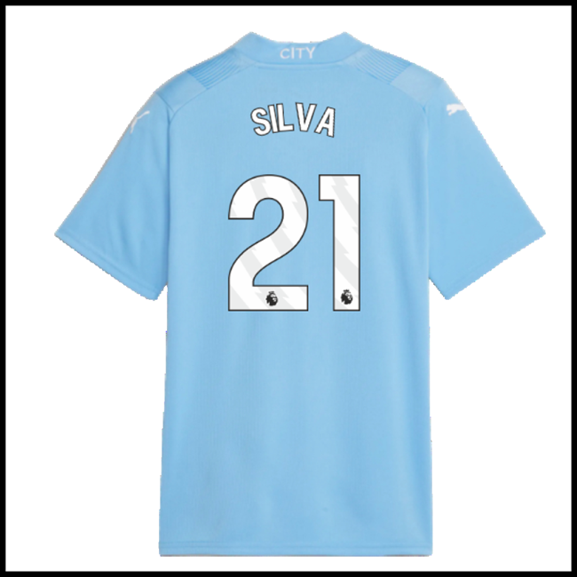 Nogometni Dres Manchester City SILVA #21 Domaći Komplet 2023-2024