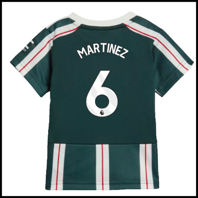 Nogometni Dres Manchester United Dječji MARTINEZ #6 Gostujući Komplet 2023-2024