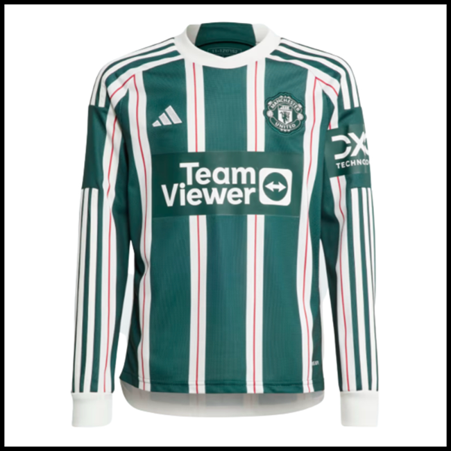 Manchester United KEANE #16 Odjeća,internet trgovina Nogometni Dres Manchester United KEANE #16 Dugim Rukavima Gostujući Komplet 2023-2024 fan shop