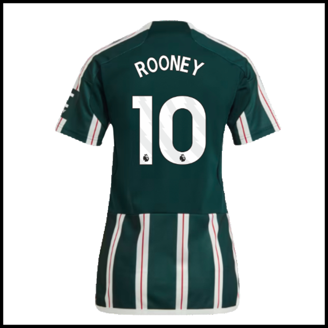 Nogometni Dres Manchester United Ženska ROONEY #10 Gostujući Komplet 2023-2024