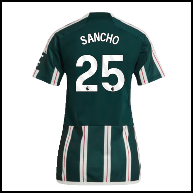 Nogometni Dres Manchester United Ženska SANCHO #25 Gostujući Komplet 2023-2024