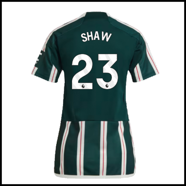 Nogometni Dres Manchester United Ženska SHAW #23 Gostujući Komplet 2023-2024