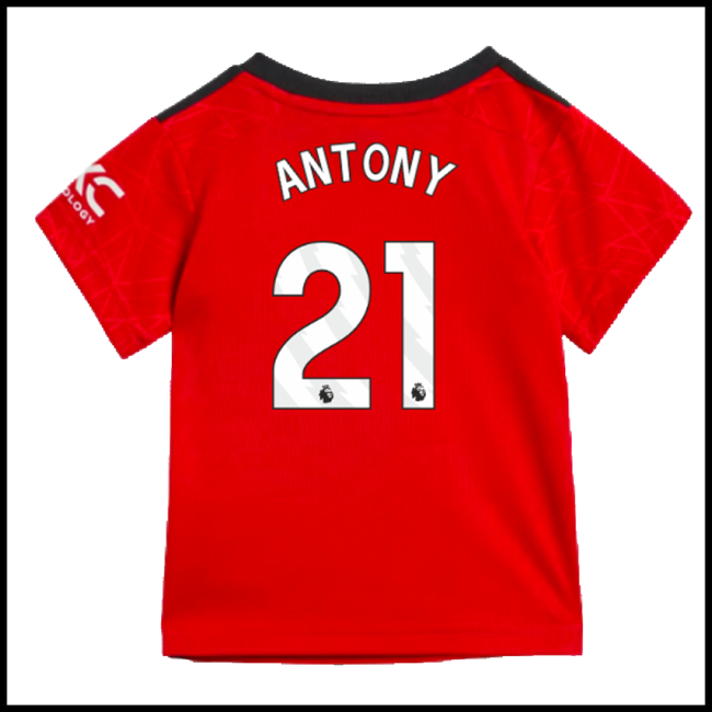 Nogometni Dres Manchester United Dječji ANTONY #21 Domaći Komplet 2023-2024