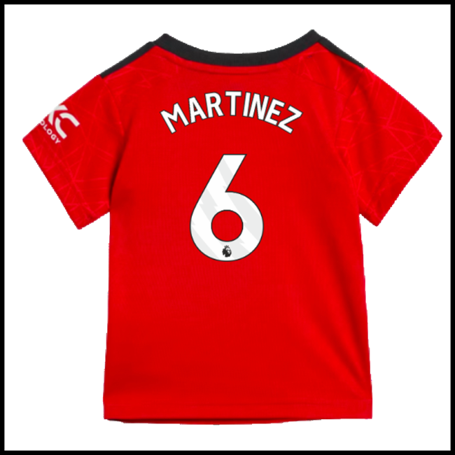 Nogometni Dres Manchester United Dječji MARTINEZ #6 Domaći Komplet 2023-2024