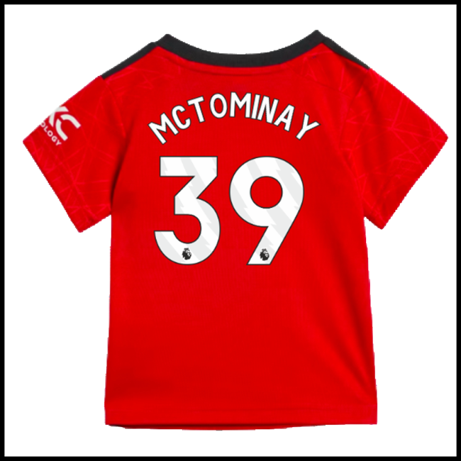 Nogometni Dres Manchester United Dječji MCTOMINAY #39 Domaći Komplet 2023-2024