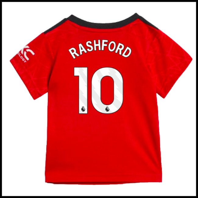 Nogometni Dres Manchester United Dječji RASHFORD #10 Domaći Komplet 2023-2024
