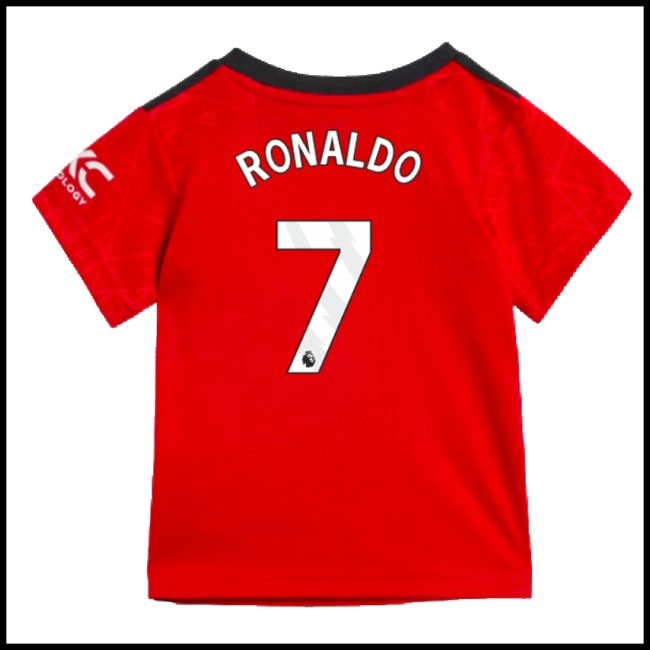 Nogometni Dres Manchester United Dječji RONALDO #7 Domaći Komplet 2023-2024