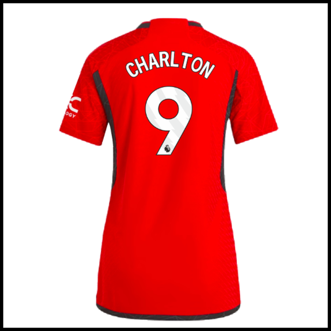 Nogometni Dres Manchester United Ženska CHARLTON #9 Domaći Komplet 2023-2024