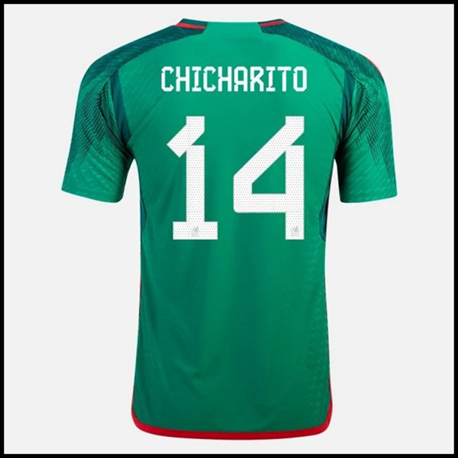 Nogometni Dres Meksiko CHICHARITO #14 Domaći Komplet Svjetsko Prvenstvo 2022